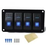 4 Gang Switches Panel لوحة مفاتيح