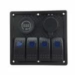 4-gang-switches-paneldouble-usb-5v-31avoltmeter-لوحة-مفاتيح