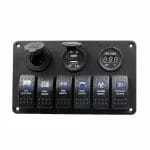 6-gang-switches-panel-usb-5v-31avoltmeter-cigar-lighter-لوحة-مفاتيح