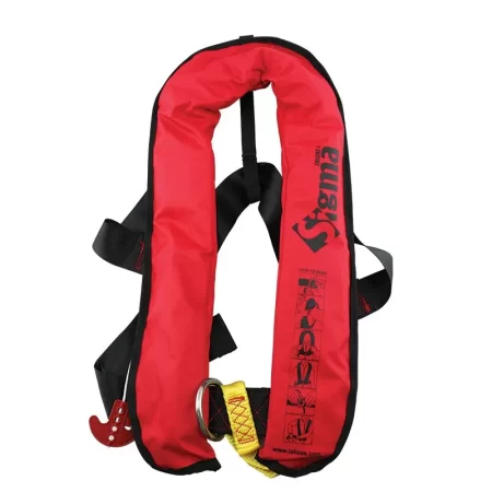 بدلة نجاة أحمر سقما قابلة للنفخ Life jacket infl sigma 170n  