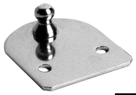Flat fastening plate Ø 10mm-ball / مفصله