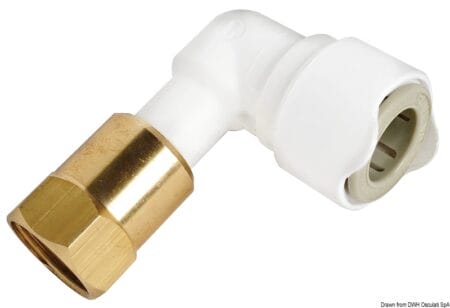 1/2" BSP female threaded elbow / كوع