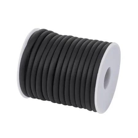 حبل مضفور بوليستر اسود مرن Rope 3mm*100m Black polyester & elastic rubber