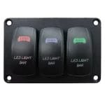 3 Gang Switches Panel لوحة مفاتيح