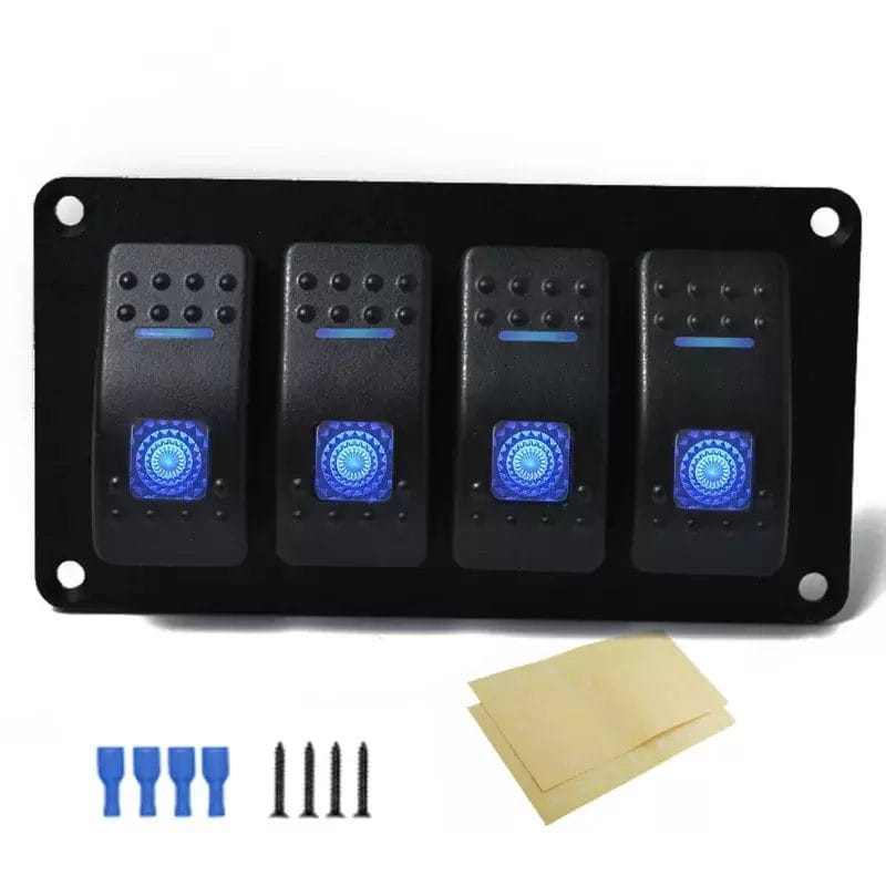 4 Gang Switches Panel لوحة مفاتيح | Jeddah Marine Store