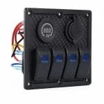 4-gang-switches-paneldouble-usb-5v-31avoltmeter-لوحة-مفاتيح
