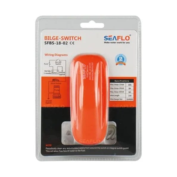 float switch 02Series 12v, Max. Amp.18A سويتش