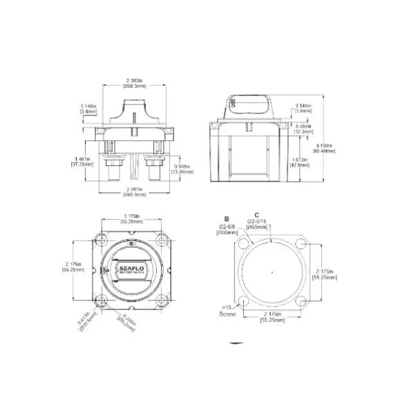Switches Max. Volt: 50V Amp:275A سويتش
