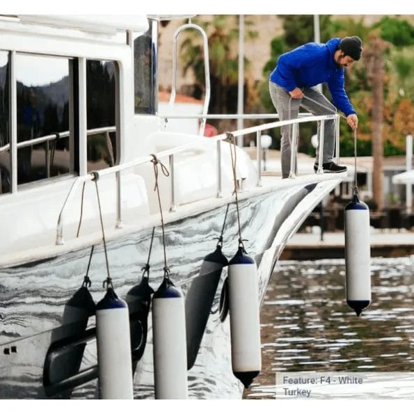 فندر إسطواني اخضر Polyform F-2 Series Boat FenderGreen