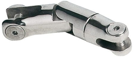 2-joint SS swiv.connect.,6/8mm