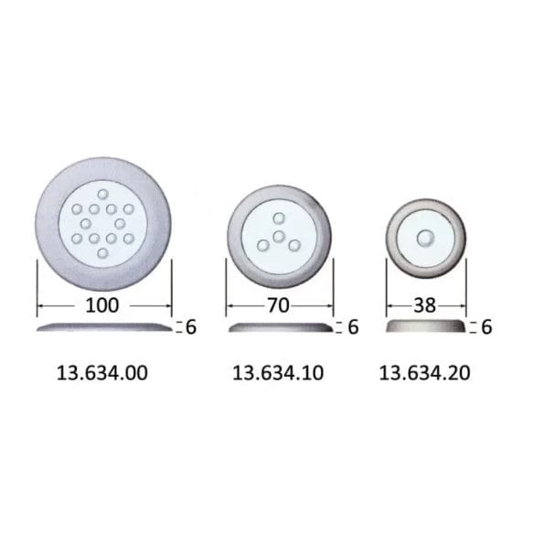 3-led Attwood court. light hor. لمبه