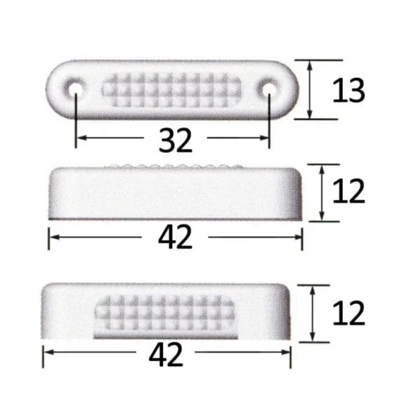3-led Attwood court.light,vert لمبه