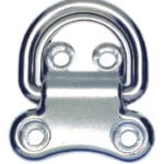 SS 4-hole fold.ring 45x45 mm