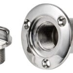 Bilge drain plug AISI 316 mirror polished 48 mm / سداد
