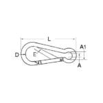 carabiner-hook-aisi-316-13-mm-خطاف