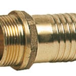 brass hose adap. male 1/4"x13