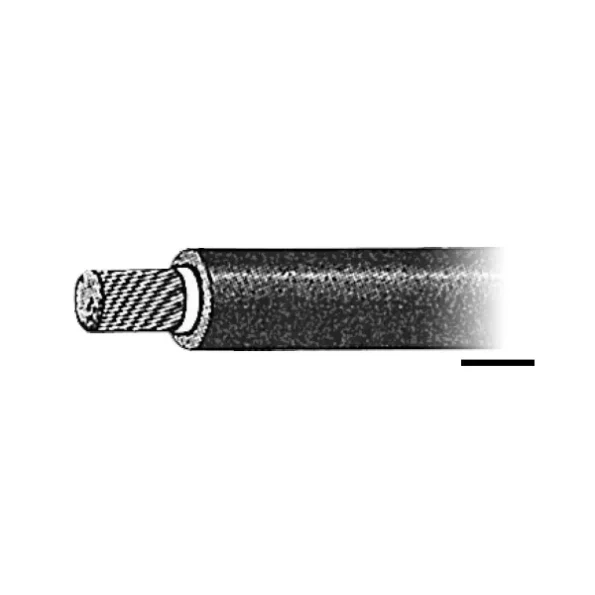 Copper battery cable black 95 mm كيبل
