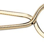 polished brass divider 177mm