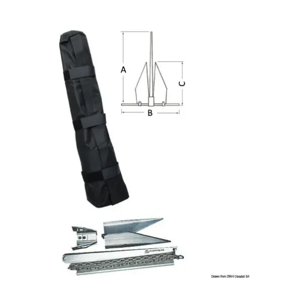 FORTRESS demount.anchor 4.5kg مرساة