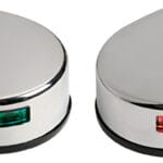 Fanale laterale inox lucido