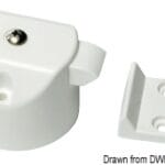 push-knob, white plastic