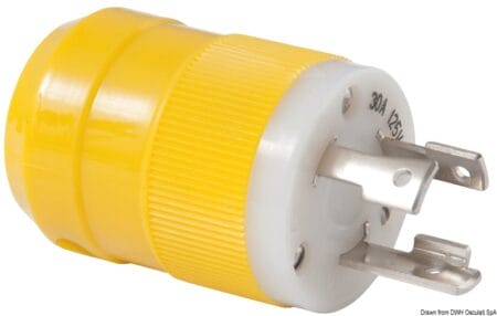Marinco S.S 30A male plug