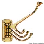 clothes hook quadruple 81x39 p