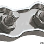 wire S/S clamp 8 mm