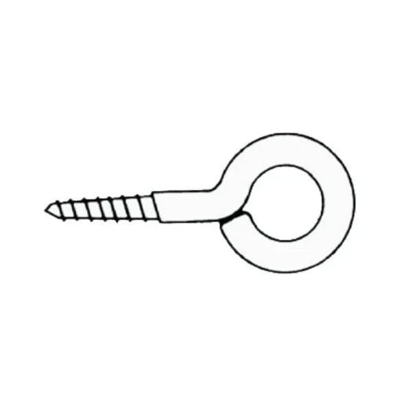 SS eye screws 38 x 4 mm Blister packaging 5 pcs مسامير