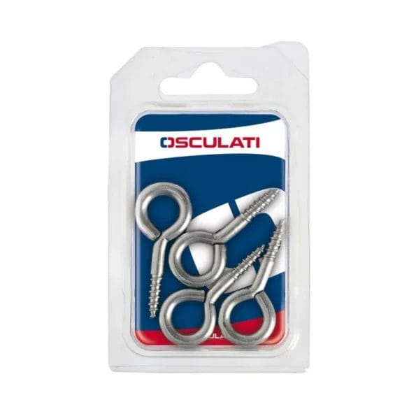 SS eye screws 38 x 4 mm Blister packaging 5 pcs مسامير