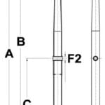 دعامة-ل-أنثى-قاعدة- aisi316-610-mm0
