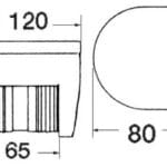 navlight U78 bl/red/green 24V