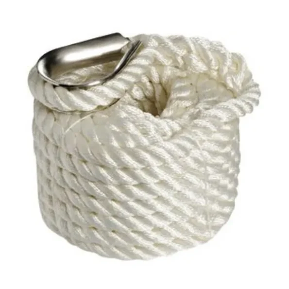حبل mooring line 16mmx12m white 