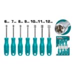 طقم مفك راس حبة7 PCS 7mm?8mm?9mm?10mm?11mm?12mm TOTAL TNSS0701