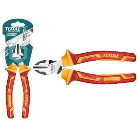 قطاعة عازلة Insulated high leverage diagonal cutting pliers TOTAL THTIP2261 1000 WATT - "6