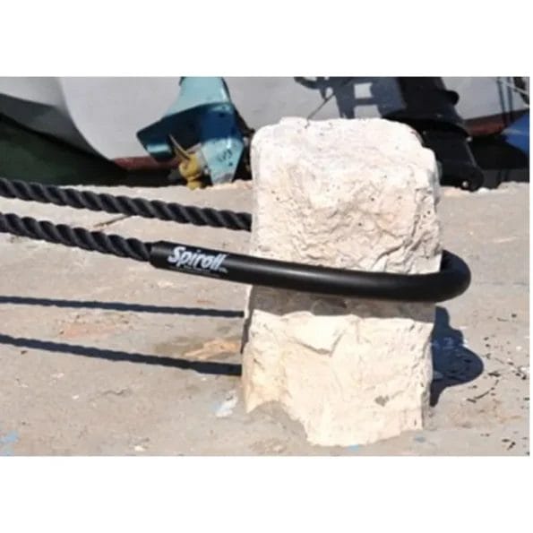 Spiroll rope saver 8/16 mm black / حامل حبل سبيرول 8/16 مم أسود