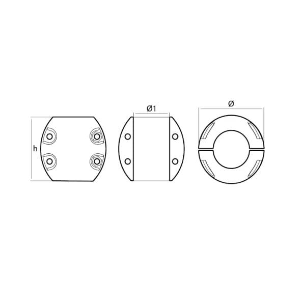زنك انود زنك انود 2 3/4" SHAFT ANODE