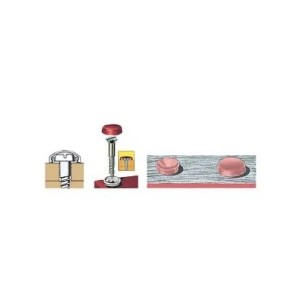 غطاء-مسمار-ابيض-washer-w-snap-on-cap-white-3542-mm